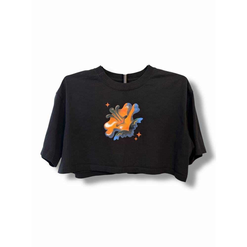 Jordan Artist Series Jordan Moss Super Cropped Graphic Tee Black Women’s Large